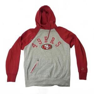 Starter San Francisco 49ers Hooded Sweatshirt Pullover Mens Small